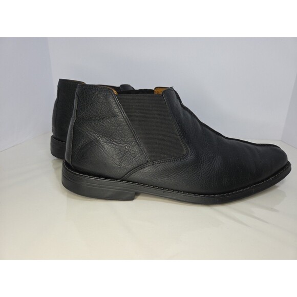 Sandro Moscolini Mens Soft Black Leather Ankle Boots Chukka Sz 14 D Great Cond - Picture 6 of 13